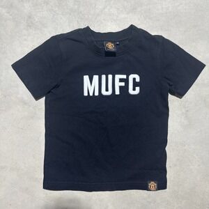 Manchester United Cotton T Shirt Youth SZ 7-8 Years Old Official Club Licensed